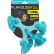 Show in main carousel: Playology Peanut Butter Scented Young & Active Teething Triangle Dog Toy, Jumbo slide 1 of 8
