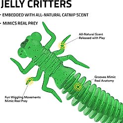 Playology Jelly Critters Cat Toy with Catnip, 2 count slide 2 of 6