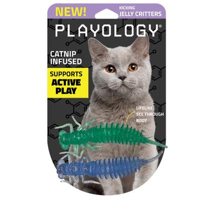Show full view: Playology Lizards with Bugs Cat Toy with Catnip, 2 count + Jelly Critters Cat Toy with Catnip, 2 count slide 6 of 9