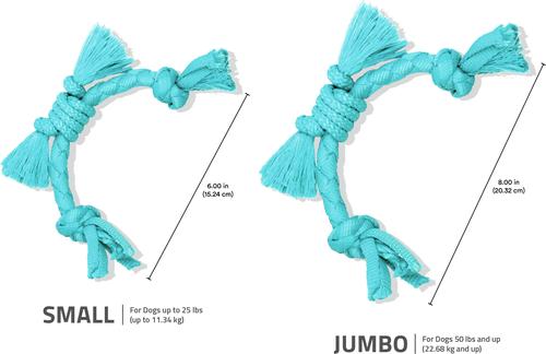 Show full view: Playology Peanut Butter Scented Young & Active Sensory Rope Dog Toy, Small slide 6 of 9