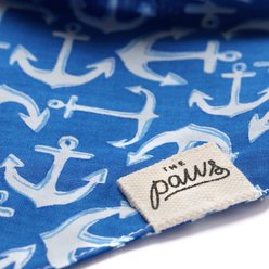 The Paws Oceans Dog Bandana, Blue, Medium slide 2 of 7