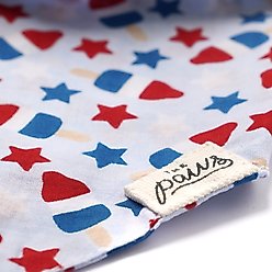 The Paws Pop Dog Bandana, Blue, X-Large slide 2 of 7