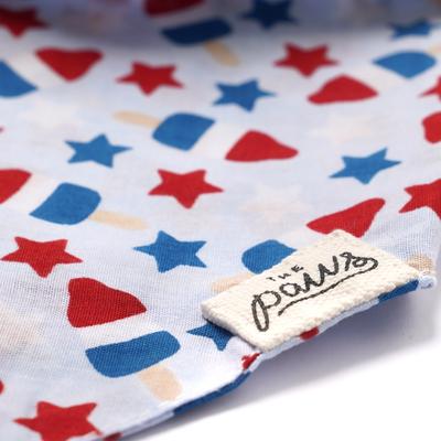 Show full view: The Paws Pop Dog Bandana, Blue, Small slide 7 of 9