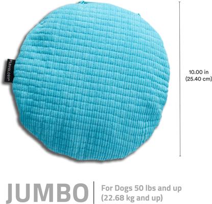 Show full view: Playology Peanut Butter Scented Crinkle Disc Plush Dog Toy, Jumbo slide 5 of 6