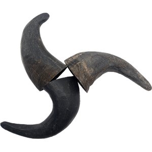 Advance Pet Product Water Buffalo Horns Dog Natural Chew Treats, 3 count