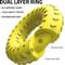 Show in main carousel: Playology Chicken Scented Dual Layer Ring Dog Toy, Small slide 3 of 9