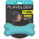 Playology Peanut Butter Scented Dual Layer Bone Dog Toy, Jumbo