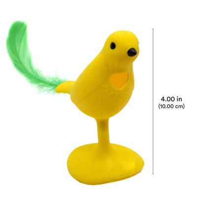 Show full view: Playology Suction Cup Bird Treater Cat Treat Dispenser Toy slide 5 of 7