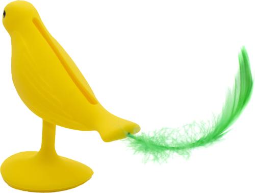 Show full view: Playology Suction Cup Bird Treater Cat Treat Dispenser Toy slide 4 of 7