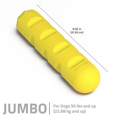 Show full view: Playology Scented Squeaky Bumper Dog Toy, Jumbo, Chicken Scented slide 6 of 9