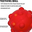 Show in main carousel: Playology Beef Scented Young & Active Teething Ball Dog Toy, Medium slide 3 of 8