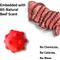 Show in main carousel: Playology Beef Scented Young & Active Teething Ball Dog Toy, Medium slide 4 of 7