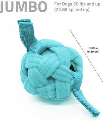 Show full view: Playology Peanut Butter Scented Young & Active Hide N Seek Ball Plush Dog Toy, Jumbo slide 5 of 8