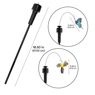 Show full view: Playology Motorized Hummingbird/Butterfly Teaser Cat Toy slide 5 of 8