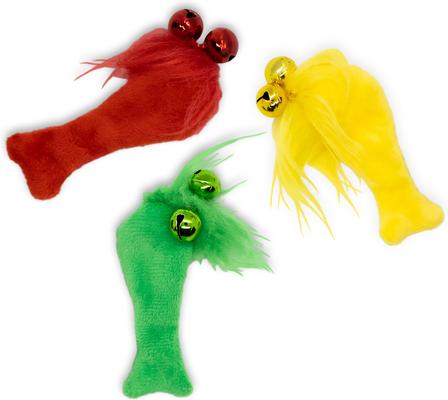 Show full view: Playology Felt Fish Cat Toy with Catnip, 3 count slide 4 of 8