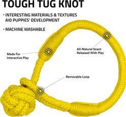 Playology Chicken Scented Young & Active Tough Tug Knot Dog Toy, Medium slide 2 of 6