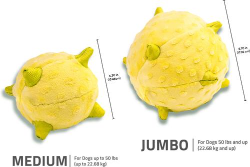 Show full view: Playology Chicken Scented Young & Active Sensory Ball Dog Toy, Jumbo slide 5 of 8