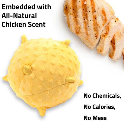 Show full view: Playology Chicken Scented Young & Active Sensory Ball Dog Toy, Jumbo slide 4 of 8