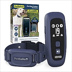 PetSafe Pro Dog Remote Trainer, Dark Navy, 10 to 22-in neck, 3/4-in wide