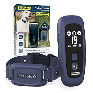 PetSafe Pro Dog Remote Trainer, Dark Navy, 10 to 22-in neck, 3/4-in wide