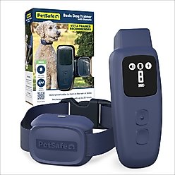 PetSafe Basic Dog Remote Trainer, Dark Navy, 10 to 22-in neck, 3/4-in wide