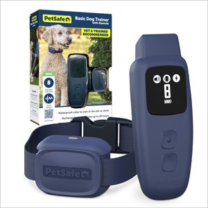 PETSAFE Basic Dog Remote Trainer, Dark Navy, 10 to 22-in neck, 3/4