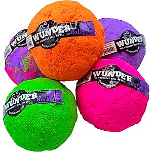 WACKYwalk'r WUNDERBALL Fetch Dog Toy, Color Varies, Large