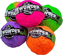 WACKYwalk'r WUNDERBALL Fetch Dog Toy, Color Varies, Small