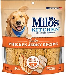 Milo's Kitchen Chicken Jerky Recipe Dog Treats, 8.5-oz bag