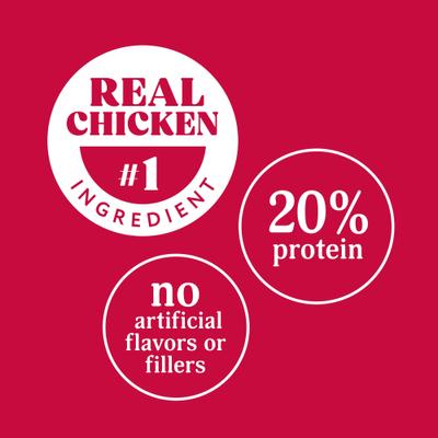 Show full view: Milo's Kitchen Chicken & Apple Sausage Slices Dog Treats, 10-oz slide 6 of 11