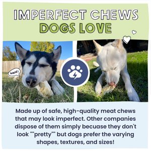 Pawstruck Natural Chew Bizarre Bargain Dog Treats, 1-lb bag