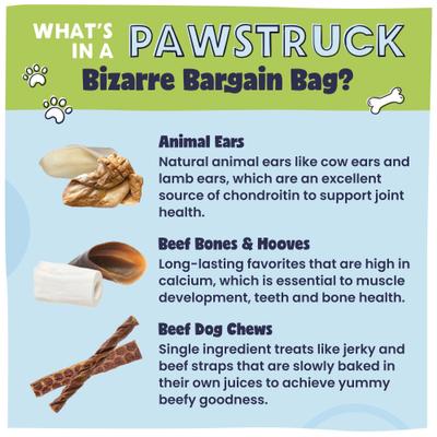 Show full view: Pawstruck Natural Chew Bizarre Bargain Dog Treats, 1-lb bag slide 3 of 12
