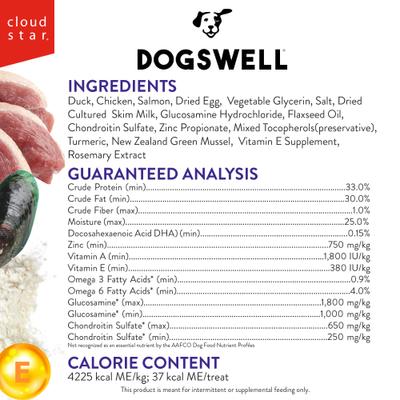 Show full view: Dogswell Mini Soft Strip Senior Duck Flavor Jerky Dog Treats, 10-oz bag slide 4 of 11