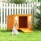 Show in main carousel: Coziwow Wooden Indoor/Outdoor Rabbit Hutch with Ramp, Orange slide 2 of 9