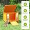 Show in main carousel: Coziwow Wooden Indoor/Outdoor Rabbit Hutch with Ramp, Orange slide 5 of 9