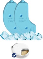 PawsPik Smart 4-Meal Automatic Dog & Cat Feeder Replacement Ice Packs, 2 count