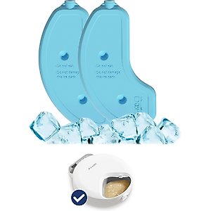 PawsPik Smart 4-Meal Automatic Dog & Cat Feeder Replacement Ice Packs, 2 count