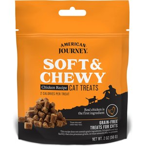 American Journey Chicken Recipe Grain-Free Soft & Chewy Cat Treats, 2-oz bag