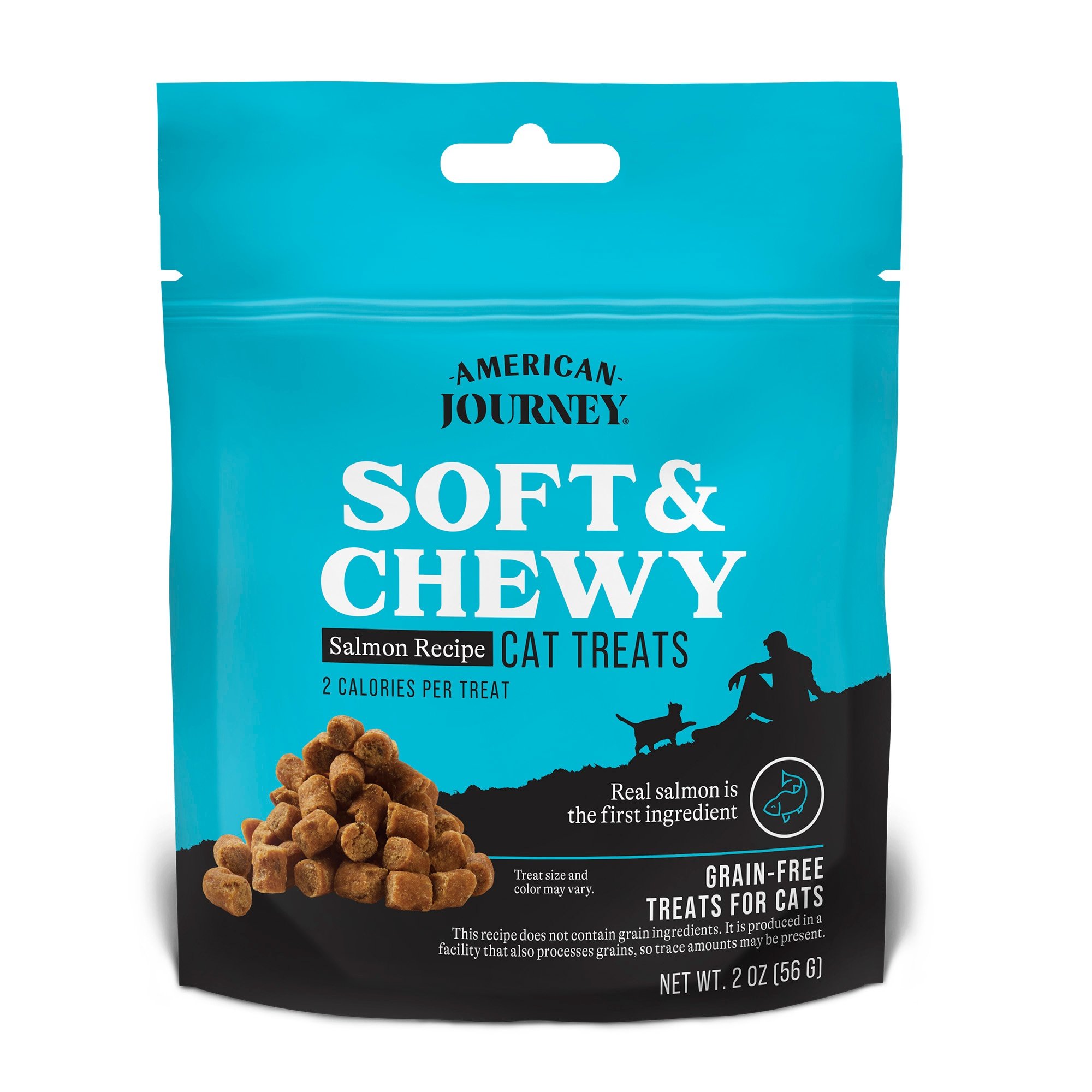 Product Reviews for AMERICAN JOURNEY Salmon Recipe Grain-Free Soft & Chewy  Cat Treats, 2-oz bag