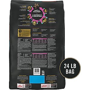 Purina Pro Plan Development Sensitive Skin & Stomach Salmon & Rice Large Breed Dry Puppy Food, 24-lb bag