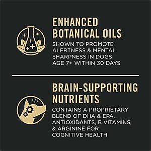 Purina Pro Plan Bright Mind Adult 7+ Chicken & Rice Formula Dry Dog Food, 30-lb bag