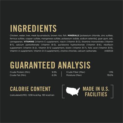 Show full view: Purina Pro Plan Senior Small Breed Chicken & Brown Rice Entree Pate Wet Dog Food, 5.5-oz can, case of 24 slide 7 of 12