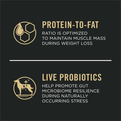 Show full view: Purina Pro Plan Weight Management Chicken Adult Small Breed Formula Dry Dog Food, 18-lb bag slide 5 of 13