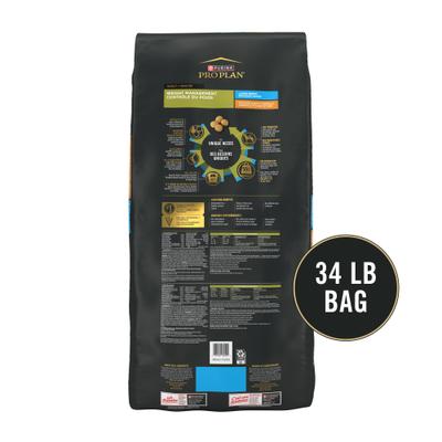 Show full view: Purina Pro Plan Adult Large Breed Weight Management Chicken & Rice Formula Dry Dog Food, 34-lb bag slide 3 of 13