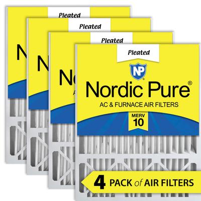 Show full view: Nordic Pure Honeywell/Lennox Replacement MERV 10 Air Filters, 16 x 25 x 5-in H, 4 count slide 1 of 9