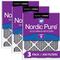 Show in main carousel: Nordic Pure MERV 8 Pleated Plus Carbon Furnace Air Filters, 14 x 20 x 1-in, 3 count slide 1 of 9