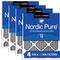 Show in main carousel: Nordic Pure MERV 12 Pleated Plus Carbon Furnace Air Filters, 20 x 30 x 1-in, 4 count slide 1 of 9