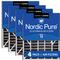 Show in main carousel: Nordic Pure Air Bear MERV 12 Pleated Plus Carbon Air Filter Replacement, 20 x 25 x 5-in AB, 4 count slide 1 of 9