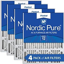 Nordic Pure Lennox X6673_X6675 Replacement MERV 12 Air Filters, 20 x 25 x 5-in LxRED, 4 count