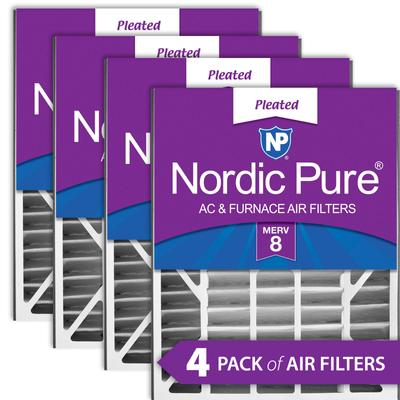 Show full view: Nordic Pure Air Bear Replacement 255649-102 MERV 8 Air Filters, 20 x 25 x 5-in AB, 4 count slide 1 of 10